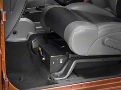 Tuffy Security Products Conceal Carry Underseat Drawer; Driver Side (07-10 Jeep Wrangler JK 2-Door; 07-18 Jeep Wrangler JK 4-Door)
