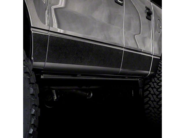 Rocker Armor Kit; Black (07-18 Jeep Wrangler JK 2-Door)