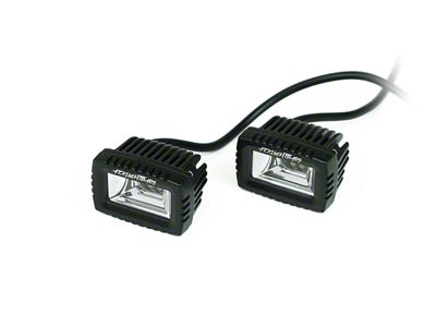 FCKLightBars LP-2 3-Inch LED Light Pods; Flood Beam (Universal; Some Adaptation May Be Required)