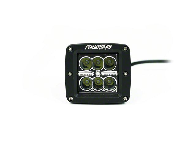 FCKLightBars P-3 High-Output 3-Inch LED Light Pod; Spot Beam (Universal; Some Adaptation May Be Required)