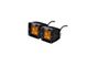FCKLightBars P-4 3-Inch High-Output Amber LED Light Pods; Flood Beam (Universal; Some Adaptation May Be Required)