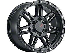DX4 Wheels Rebel Flat Black Wheel; 15x8 (97-06 Jeep Wrangler TJ)