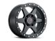 DX4 Wheels Recon Flat Black Wheel; 15x8 (97-06 Jeep Wrangler TJ)