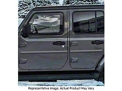 Painted Body Side Molding; Matte Black (18-26 Jeep Wrangler JL 4-Door)