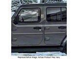 Painted Body Side Molding; Black (18-24 Jeep Wrangler JL 4-Door)