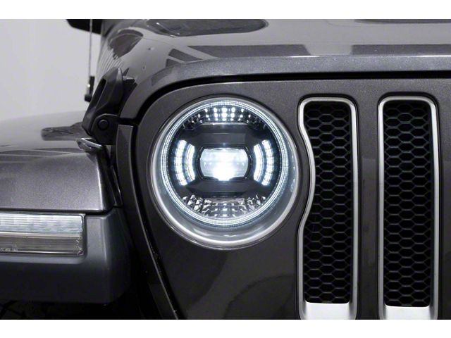 Diode Dynamics Elite Max LED Non-Sealed Headlights; Black Housing; Clear Lens (18-24 Jeep Wrangler JL)