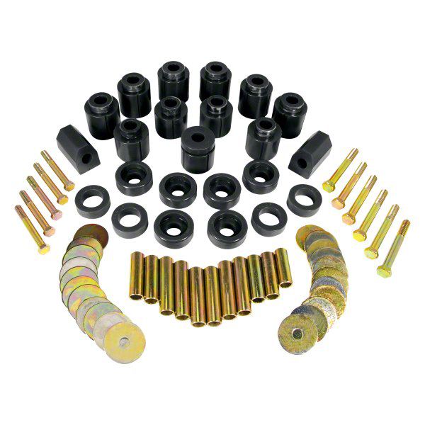 Jeep Wrangler 1Inch Body Mount Lift; Black (8795 Jeep Wrangler YJ