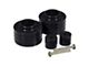 Front Coil Spring Isolator Kit; 1-1/2-Inch; Black (97-06 Jeep Wrangler TJ)