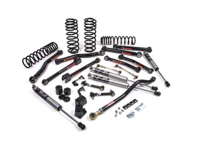 JKS Manufacturing 3.50-Inch J-Krawl Standard Rate Coil Suspension Lift Kit with FOX 2.5 IFP Performance Series Shocks (18-24 Jeep Wrangler JL 4-Door, Excluding 4xe & Rubicon 392)