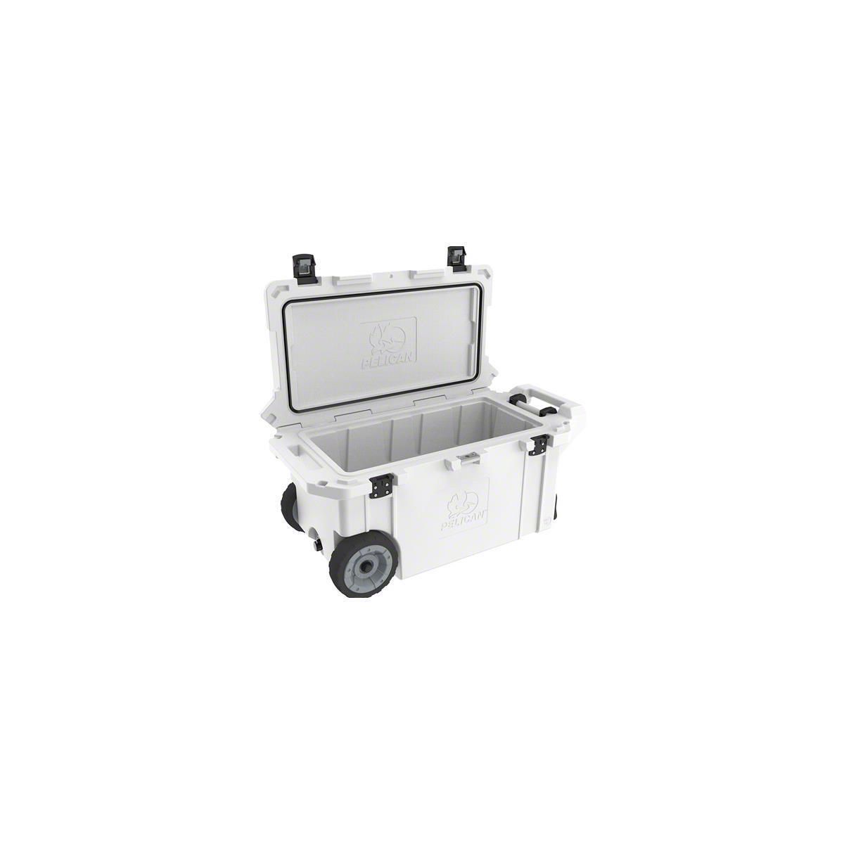 Elite Wheeled Cooler; 80-Quart; White