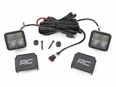 Rough Country 2-inch Spectrum Series LED Cube Easy-Mount Kit (18-24 Jeep Wrangler JL, Excluding Rubicon 392)