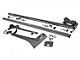 Rough Country 50-Inch Black Series Single Row Straight LED Light Bar with Upper Windshield Mounting Brackets (20-24 Jeep Gladiator JT, Excluding Mojave)