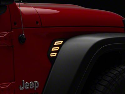 Raxiom Axial Series LED Fender Lights with Turn Signal Function (18-24 Jeep Wrangler JL)