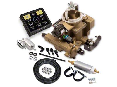 Holley EFI BBD Self-Tuning Fuel Injection System Master Kit; Gold (76-86 4.2L Jeep CJ7)