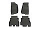 OMAC Premium 3D Front and Rear Floor Liners; Black (18-24 Jeep Wrangler JL Rubicon 4-Door, Excluding 4xe)