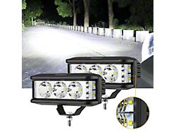 5-Inch Side Shooter White LED Light Bar; Spot Beam (Universal; Some Adaptation May Be Required)