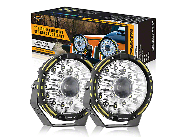 7-Inch 360-Pro Series LED Lights; Driving Beam (Universal; Some Adaptation May Be Required)