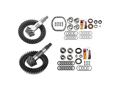 EXCEL from Richmond Dana 30 Front and Dana 35 Rear Ring and Pinion Gear Kit; 4.56 Gear Ratio (87-95 Jeep Wrangler YJ)