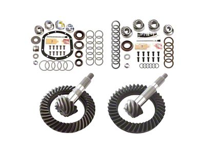EXCEL from Richmond Dana 30 Front and Dana 44 Rear Ring and Pinion Gear Kit; 4.10 Gear Ratio (97-06 Jeep Wrangler TJ, Excluding Rubicon)