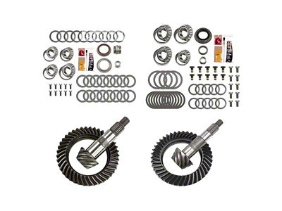 EXCEL from Richmond Dana 30 Front and Dana 44 Rear Ring and Pinion Gear Kit; 4.56 Gear Ratio (07-18 Jeep Wrangler JK, Excluding Rubicon)