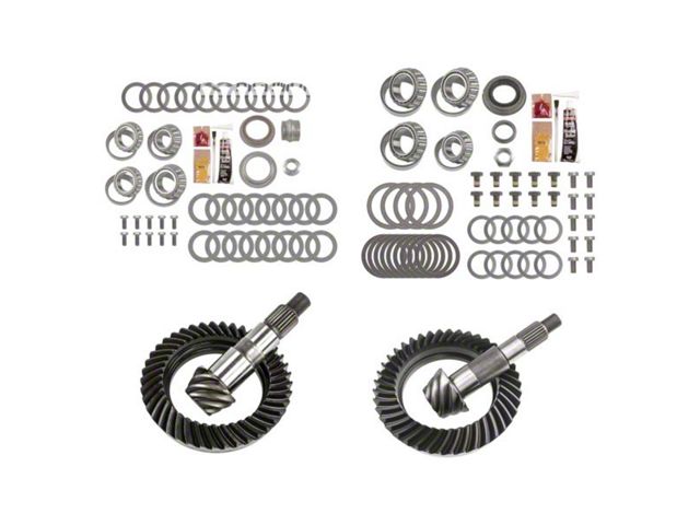 EXCEL from Richmond Dana 30 Front and Dana 44 Rear Ring and Pinion Gear Kit; 5.13 Gear Ratio (07-18 Jeep Wrangler JK, Excluding Rubicon)
