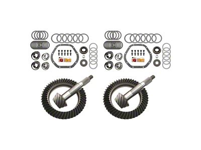 EXCEL from Richmond Dana 44 Front and Rear Ring and Pinion Gear Kit; 4.56 Gear Ratio (03-06 Jeep Wrangler TJ Rubicon)
