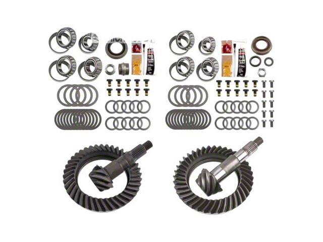 EXCEL from Richmond Dana 44 Front and Rear Ring and Pinion Gear Kit; 4.88 Gear Ratio (07-18 Jeep Wrangler JK Rubicon)