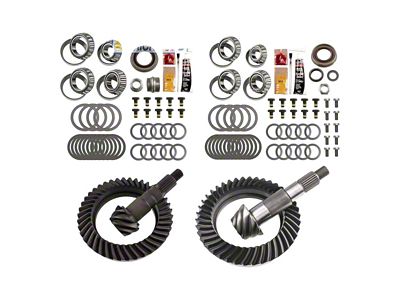 EXCEL from Richmond Dana 44 Front and Rear Ring and Pinion Gear Kit; 5.13 Gear Ratio (07-18 Jeep Wrangler JK Rubicon)