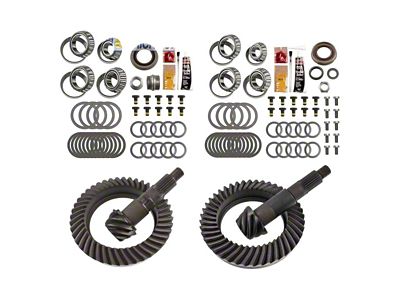 EXCEL from Richmond Dana 44 Front and Rear Ring and Pinion Gear Kit; 5.38 Gear Ratio (07-18 Jeep Wrangler JK Rubicon)