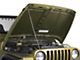 DV8 Offroad Hood Prop Rod; Stainless (97-06 Jeep Wrangler TJ)
