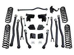 SuperLift 4-Inch Rock Runner Series Long Arm Suspension Lift Kit with Bilstein Shocks (07-18 Jeep Wrangler JK 4-Door)