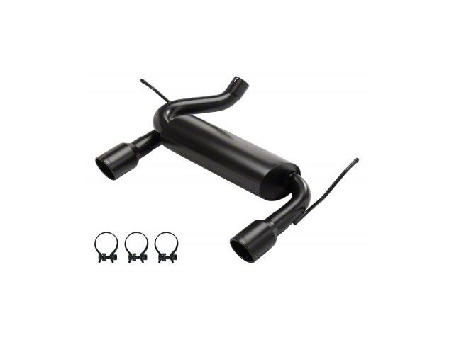 Pypes Street Pro Axle-Back Exhaust System with Black Tips (07-18 Jeep Wrangler JK)