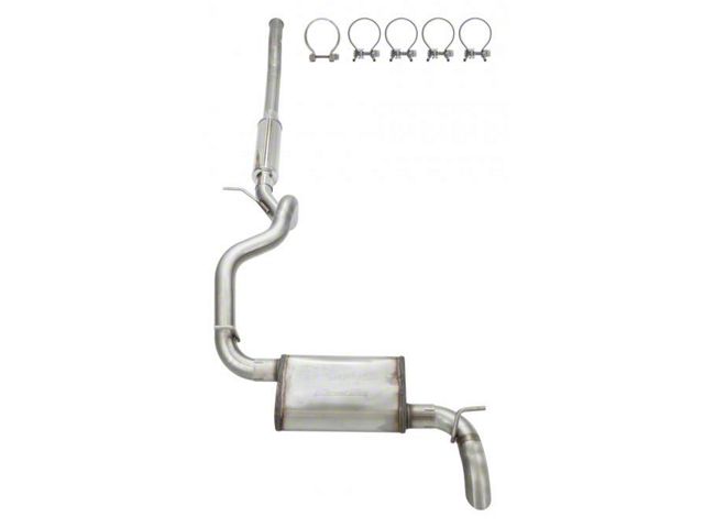 Pypes Street Pro High Clearance Cat-Back Exhaust System (18-24 3.6L Jeep Wrangler JL)