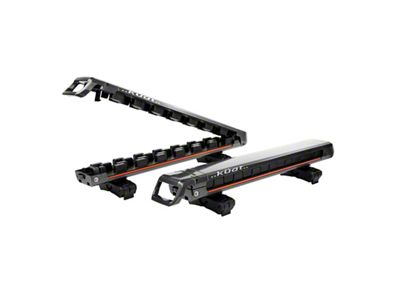 Kuat GRIP 6-Ski Rack; Gray Metallic with Orange Anodize (Universal; Some Adaptation May Be Required)