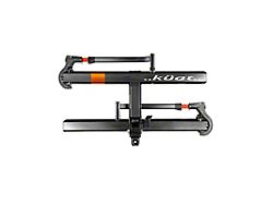 Kuat SHERPA 2.0 2-Inch Receiver Hitch Bike Rack; Carries 2 Bikes; Gray Metallic with Orange Anodize (Universal; Some Adaptation May Be Required)
