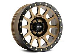 Method Race Wheels MR305 NV Bronze with Matte Black Lip Wheel; 20x10 (07-18 Jeep Wrangler JK)