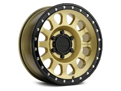 Method Race Wheels MR315 Gold with Black Lip Wheel; 20x9 (11-21 Jeep Grand Cherokee WK2)