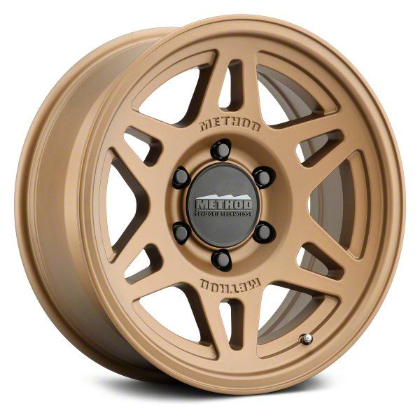 Method Race Wheels Jeep Wrangler MR706 Bead Grip Bronze Wheel; 17x8.5 ...