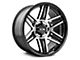 ION Wheels TYPE 147 Black Machined Wheel; 17x9 (11-21 Jeep Grand Cherokee WK2, Excluding SRT, SRT8 & Trackhawk)