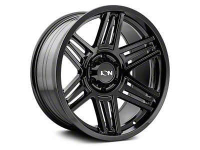 ION Wheels TYPE 147 Gloss Black Wheel; 17x9 (18-24 Jeep Wrangler JL)