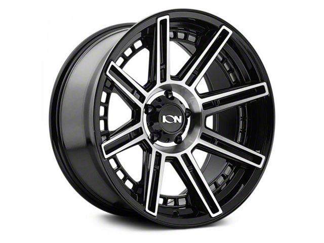 ION Wheels TYPE 149 Black Machined Wheel; 20x10 (07-18 Jeep Wrangler JK)