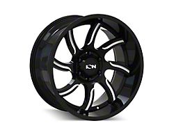 ION Wheels TYPE 151 Gloss Black Milled Wheel; 17x9 (07-18 Jeep Wrangler JK)