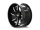 ION Wheels TYPE 151 Gloss Black Milled Wheel; 17x9 (11-21 Jeep Grand Cherokee WK2, Excluding SRT, SRT8 & Trackhawk)