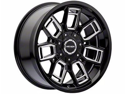 Mayhem Wheels Ordinance Gloss Black Milled Wheel; 20x9 (22-24 Jeep Grand Cherokee WL)