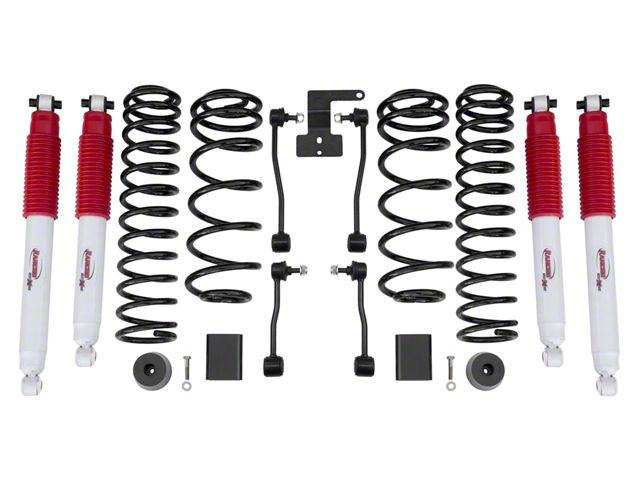 Rancho 3-Inch Suspension Lift Kit with RS5000X Series Shocks (18-24 Jeep Wrangler JL 2-Door)