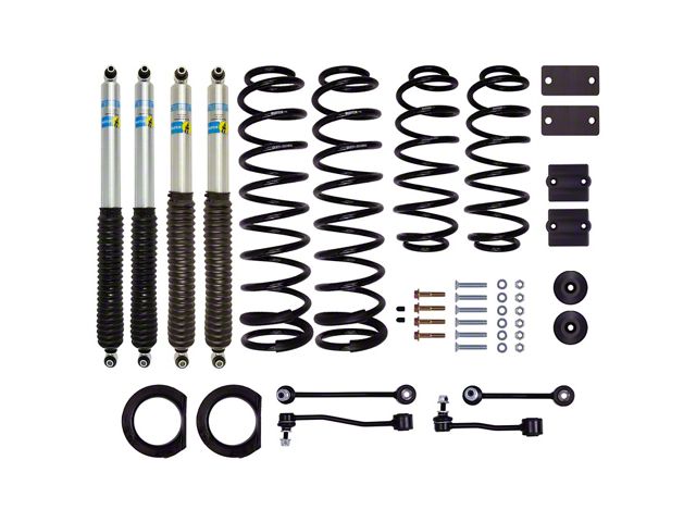 Bilstein B8 5100 Series Front and Rear Shocks for 1.50-Inch Lift (18-24 Jeep Wrangler JL Rubicon 4-Door w/o Winch)