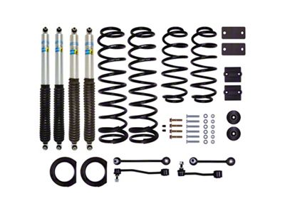 Bilstein B8 5100 Series Front and Rear Shocks for 1.50 to 2.50-Inch Lift (18-23 Jeep Wrangler JL 4-Door w/o Winch, Excluding Rubicon)