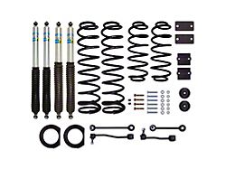 Bilstein B8 5100 Series Front and Rear Shocks for 1.50-Inch Lift (18-23 Jeep Wrangler JL Rubicon 4-Door w/ Winch)