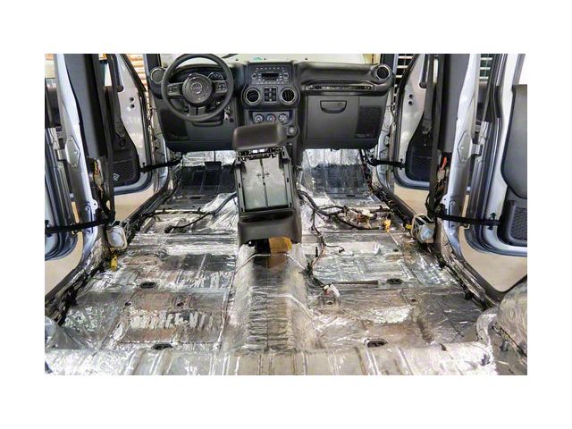 Hushmat Sound Deadening and Insulation Kit; Cargo (04-06 Jeep Wrangler TJ Unlimited)
