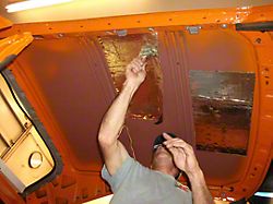 Sound Deadening and Insulation Kit; Roof (07-18 Jeep Wrangler JK 4-Door)